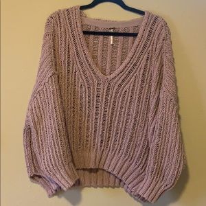 Free people lilac sweater